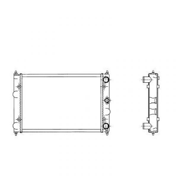 Radiator VW POLO 90-94 430x322 1.0/1.3 + G40