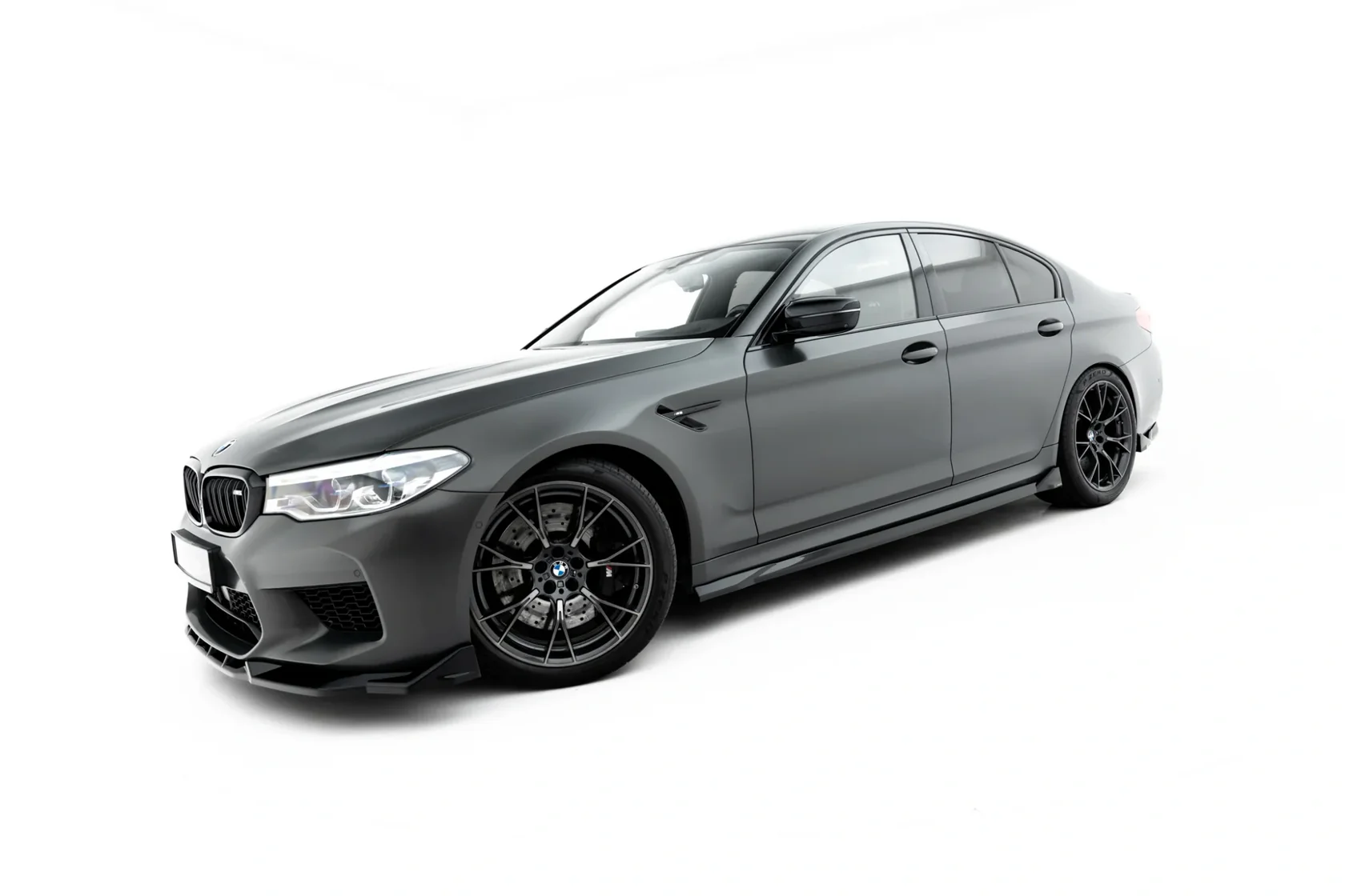 Zijskirts BMW M5 F90 Maxton Glans Zwart V.2
