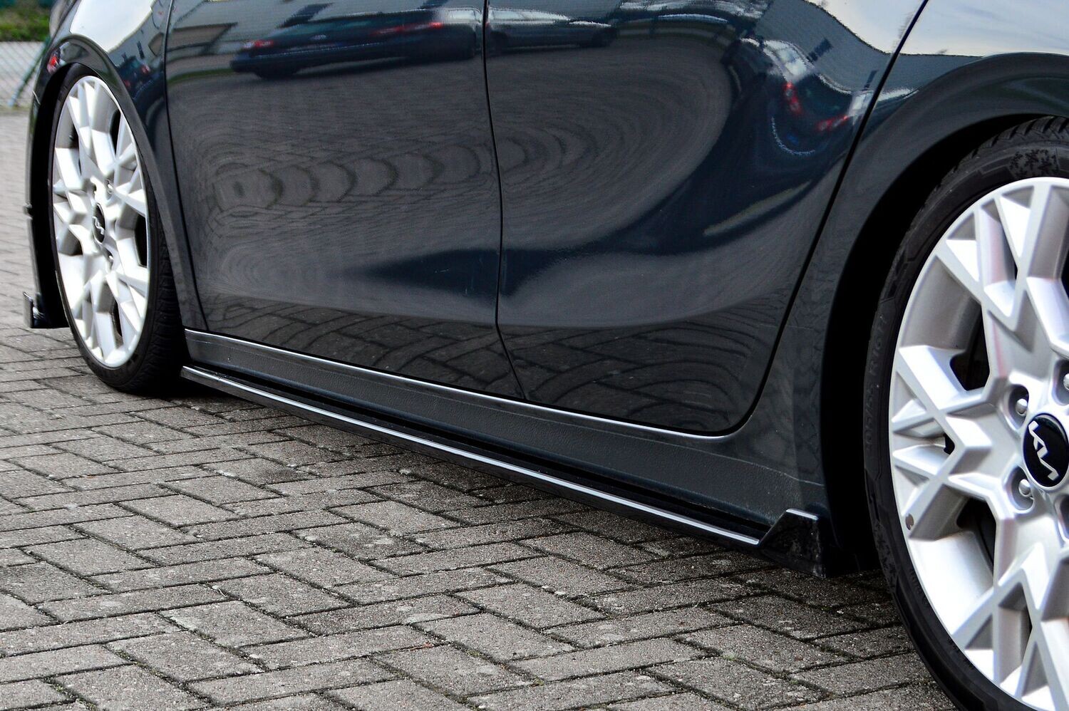 Zijskirts met vleugel achterzijde Kia Ceed GT 2021-