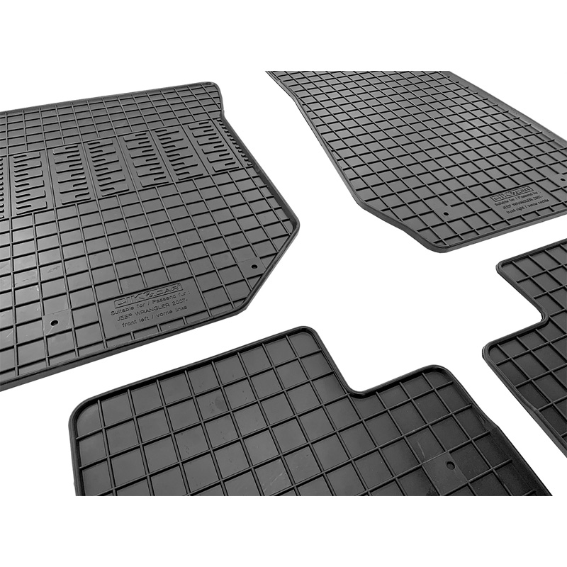 Rubber matten  Jeep Wrangler III (JK) 2007-2018 (4-delig)