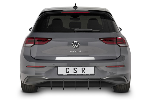 Diffuser Volkswagen Golf 8 CSR Racing Mat Zwart