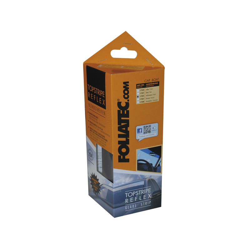Foliatec Topstripe Reflex Sun filter deep black (metalised) 15x152cm