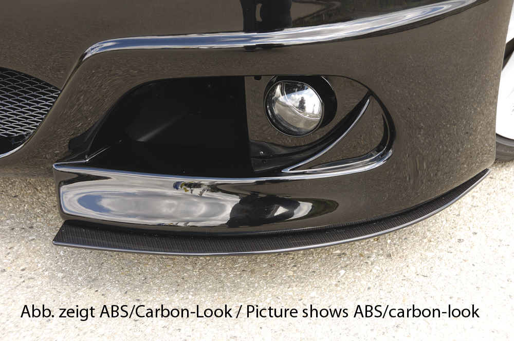 Spoilerzwaard 2 delig ABS t.b.v. Voorbumper BMW 5 Serie E-60 ABS