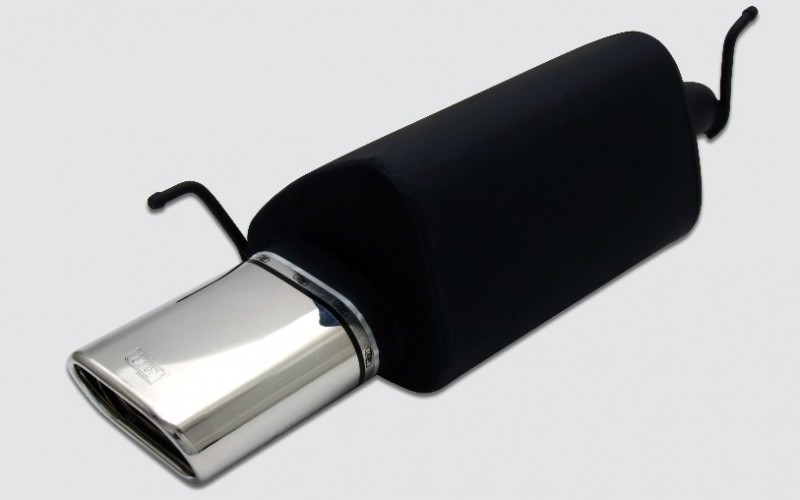Muffler Honda Accord 1998-2002 RVS eindstuk 95x65mm rond