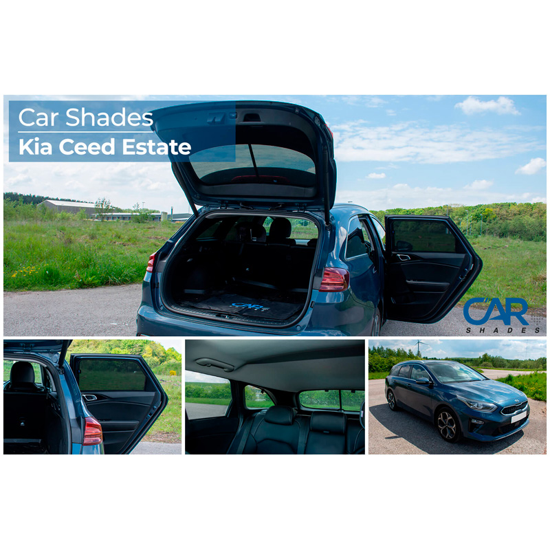 Set Car Shades  Kia Cee'd (CD) SW Wagon 2018- (6-pieces)