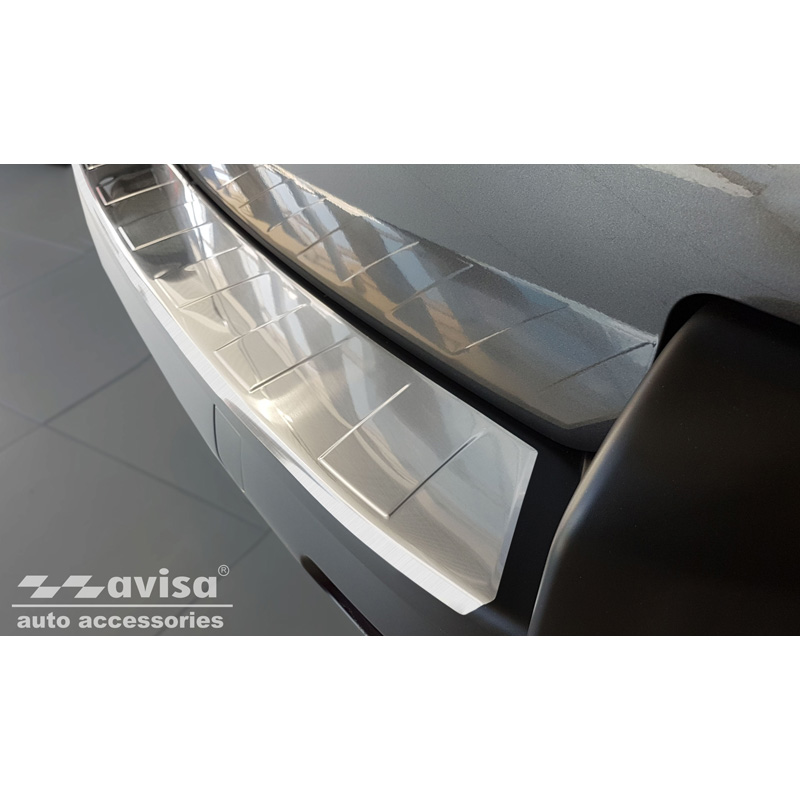 Stainless Steel Rear bumper protector  Toyota Proace II Furgon 2016- & Opel Zafira Life 2019- 'Ribs'