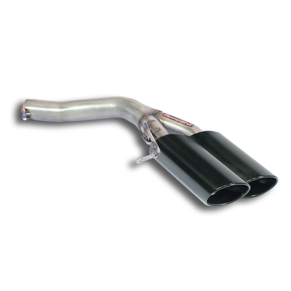 AUDI A6 C7 4G 2.0 TFSI (252 Hp) 2015 -> 2018 Rear pipe Right 100x75 BLACK (Muffler delete)