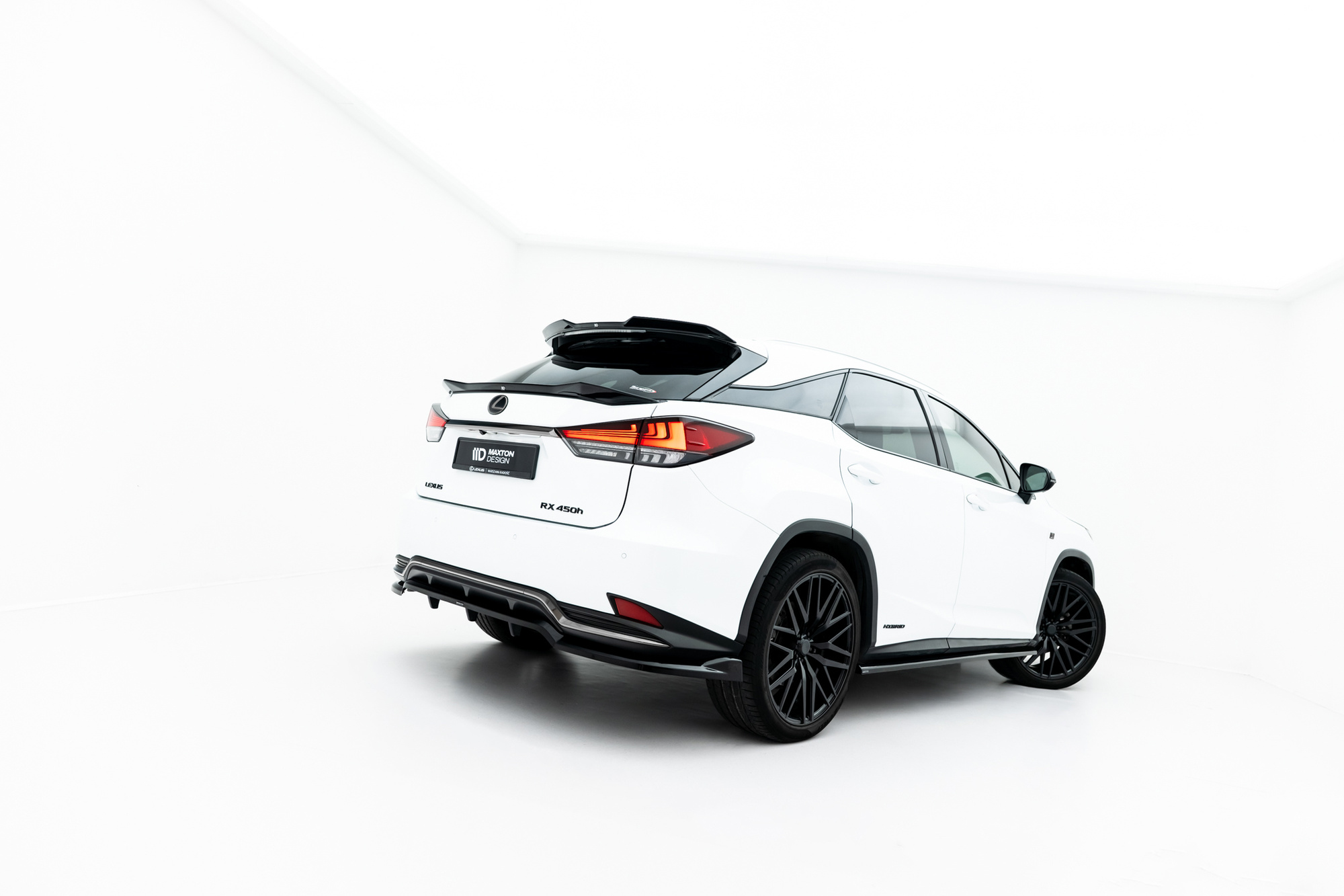 Spoiler Lexus RX Mk4 Facelift 2019 -  2022 Maxton Glans Zwart