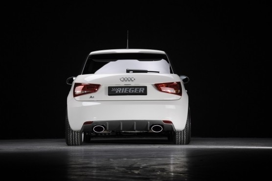 Rieger Achterbumper Diffusor Audi A1 8X 2010-2014 Carbon