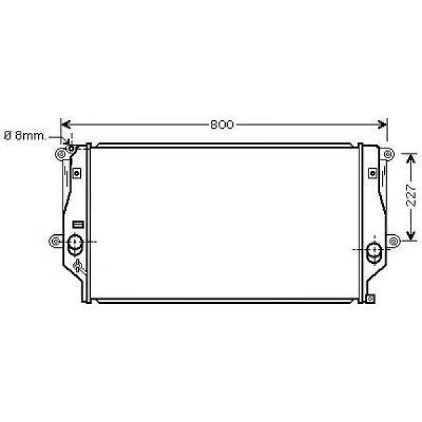 Radiator TOYOTA RAV 4 05-10 670x413