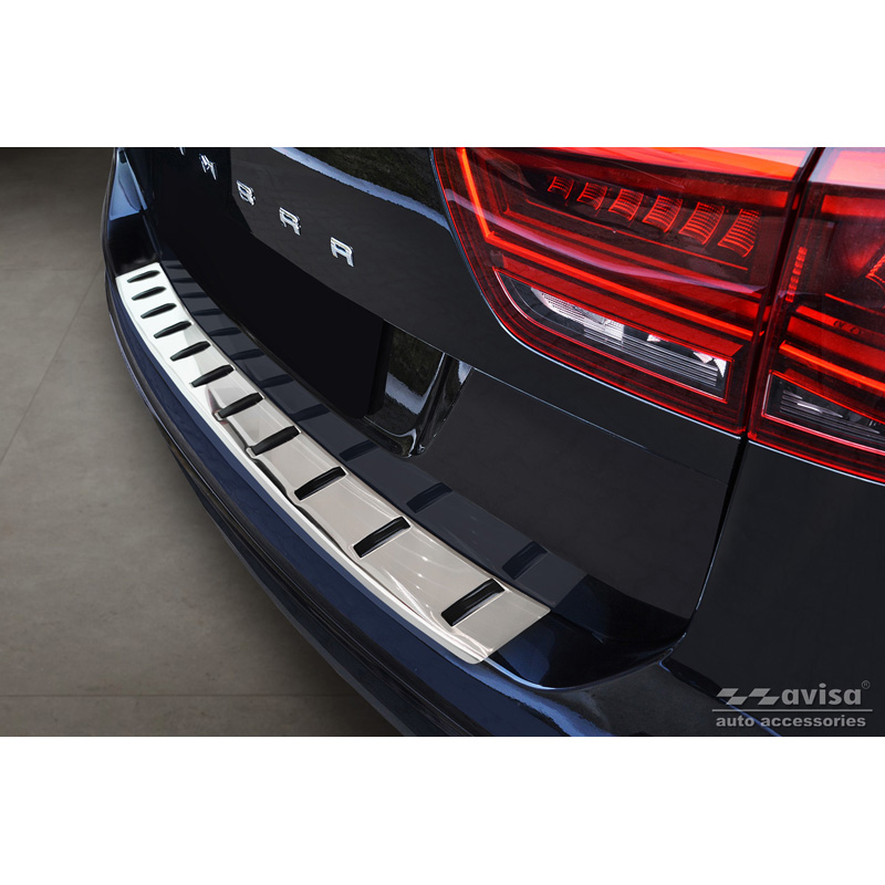 Stainless Steel Rear bumper protector  Volkswagen Sharan II & Seat Alhambra II 2010- 'STRONG EDITION'
