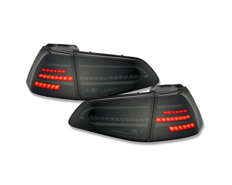 Achterlichten VW Golf VII Dynamic Facelift LED Smoke
