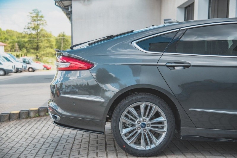 Achterzij Spoilers Ford Mondeo Vignale Mk5 Facelift Glanzend Zwart