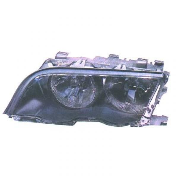 Koplamp links BMW E46 98-01 TYC ZWART
