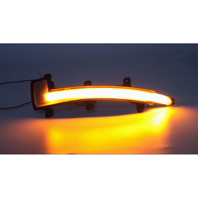 Set LED Zijspiegel-Knipperlichten  Audi TT 2006-2014 & R8 2007-2016 - Rookgrijs - incl. Dynamic Running Light