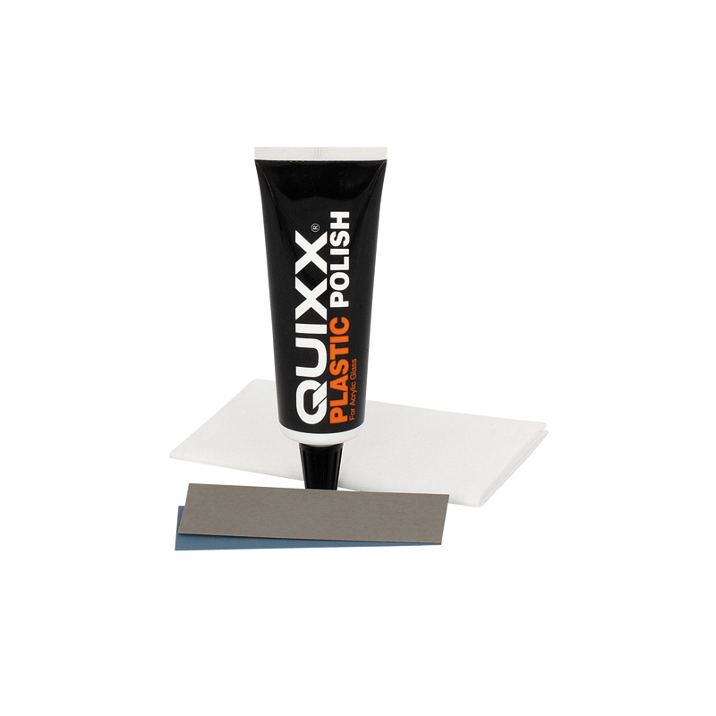 Quixx Xerapol Acrylic Scratch Remover (50g polish/1 cloth/2 sandpaper)