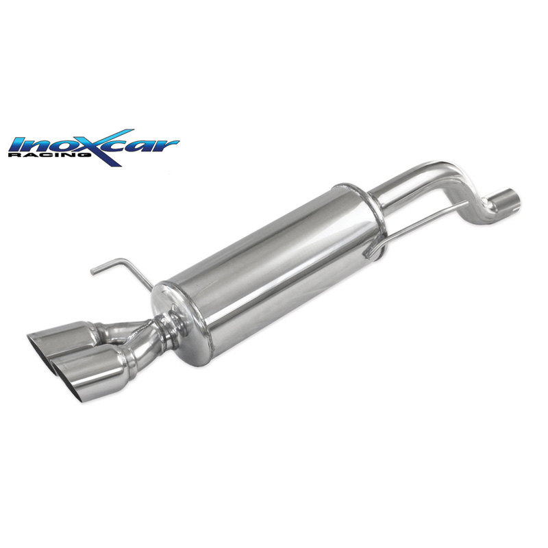 100% Inox Sport Exhaust  Fiat Punto EVO 1.4 Turbo MultiAir 165hp 2010- 2x80mm Racing