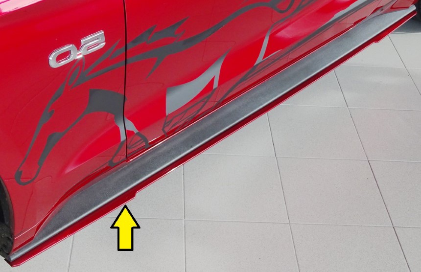Zijskirts Ford Mustang 6 Rieger