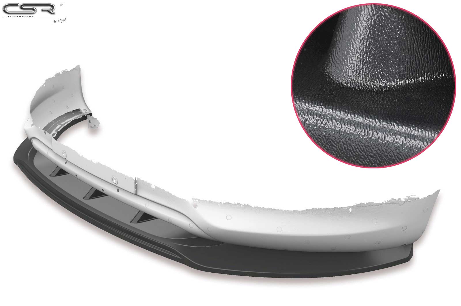 Voorspoiler Opel Adam Mat Zwart