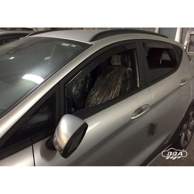 DGA Wind Deflectors Set  Ford Fiësta 5-doors 2017- (4-pieces)