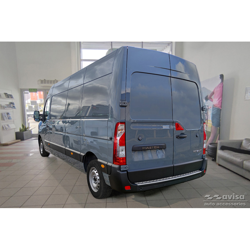 Stainless Steel Rear bumper protector  Opel Movano / Renault Master III 2010-2018 & 2018-2021 'Ribs'