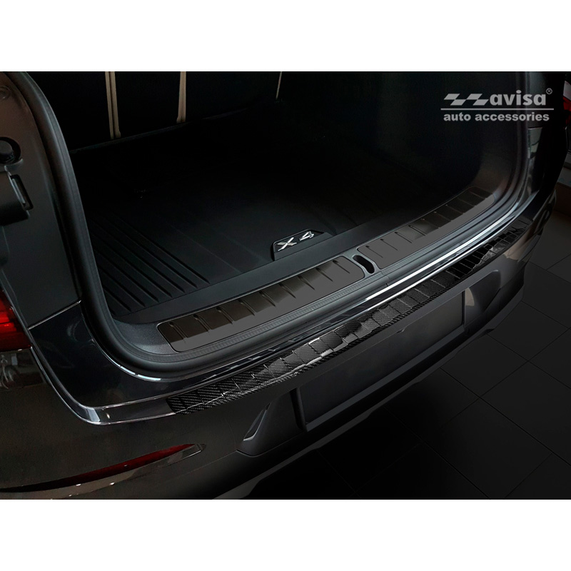 Echt 3D Carbon Achterbumperprotector  BMW X4 (G02) 2018-