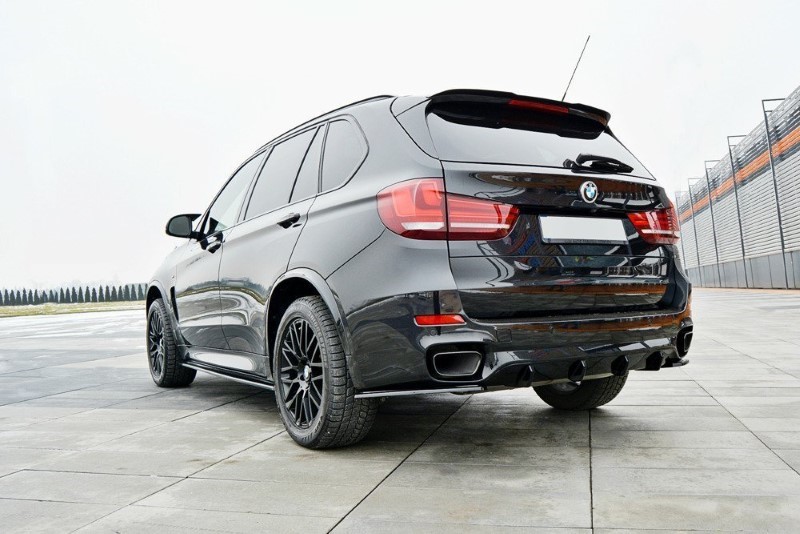 Zijskirts BMW X5 F15 M Pakket Maxton Glans Zwart