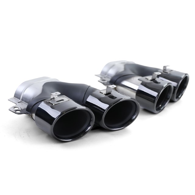 Diffusor Mercedes E-Class C238 Coupe (2016-..) Piano Black Met Sierstukken