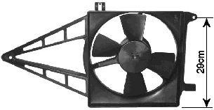 ventilator + huis, 1.4/1.6 Opel Astra F, 1991 -1998
