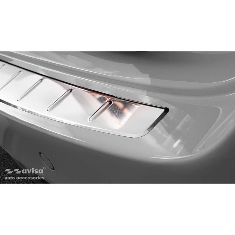 Stainless Steel Rear bumper protector  Mercedes CLA II (C118) 2019- 'Ribs'