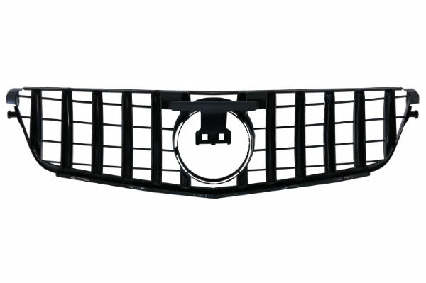 Grill Mercedes C-klasse W204 S204 GT Look Panamericanan Chroom Zwart