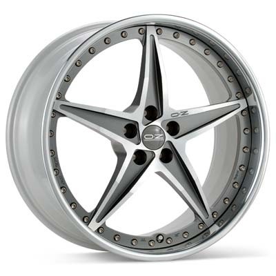 Velgen OZ Mito Rosso graphite silver 8.5x19 inch 5x108 ET29
