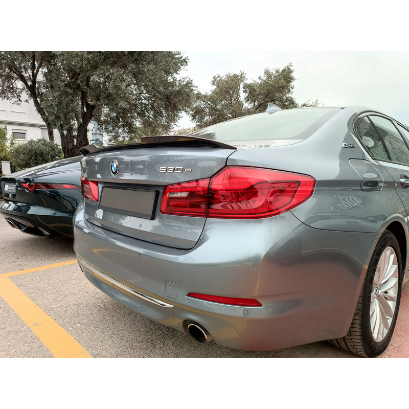 Trunk spoiler lip  BMW 5-Series G30 Sedan 2016- (PU)