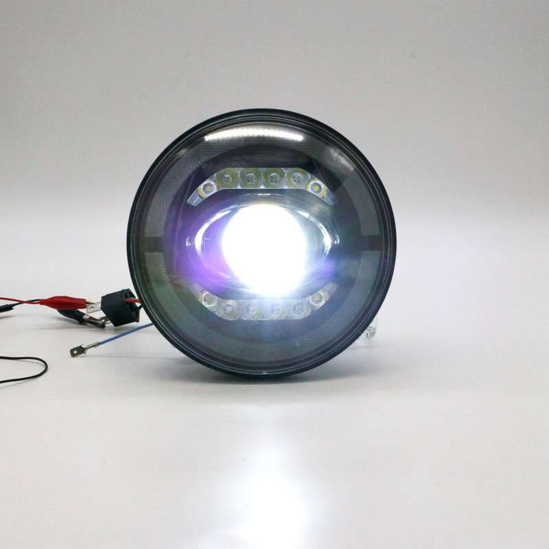 Set LED Koplampen -  Hummer/Jeep/Land Rover/Mazda/Volkswagen diverse modellen - Zwart