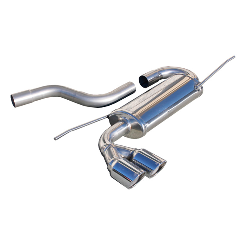 100% Inox Sport Exhaust  Volkswagen Scirocco 2.0TDi (170HP) 2008- 2x80mm X-Race