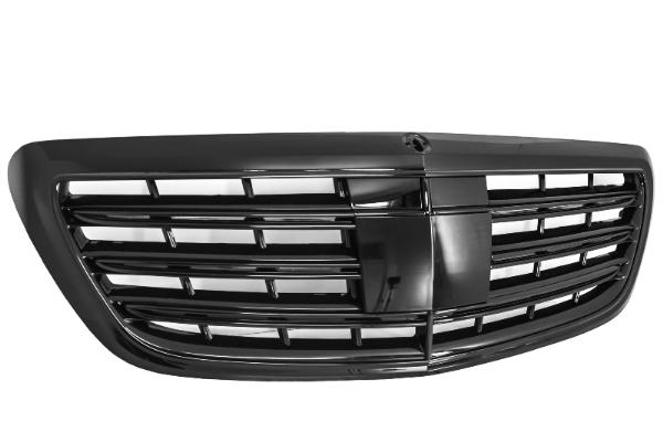 Grill Mercedes W222 S65 Design Glans Zwart