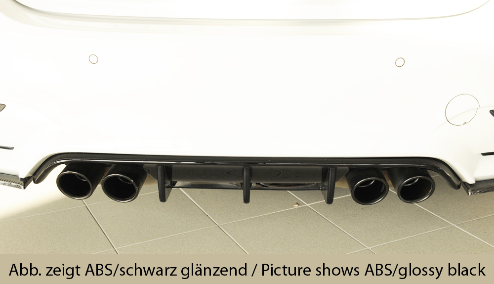 Achterbumper Diffusor Rieger BMW M3/M4 F80/F82/F82 2014-