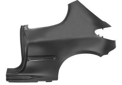 zijpaneel, 3 drs, rechts Peugeot 206, 1998-2009