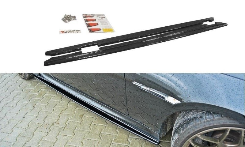 Zijskirts Diffusers BMW M6 E63 Glanzend Zwart