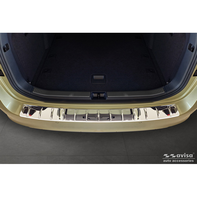Chroom RVS Achterbumperprotector  Skoda Superb IV Combi 2023- 'Ribs'