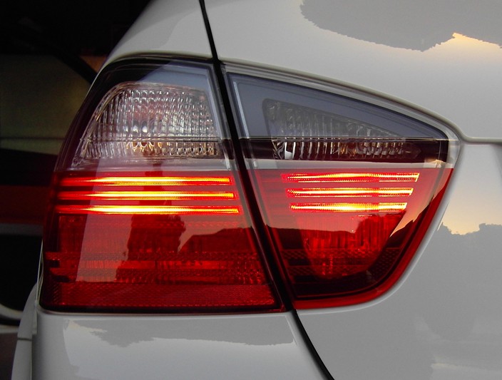 Achterlichten BMW E90 05-08 Rood/Smoke