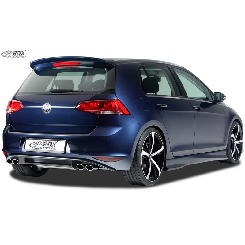 Rear bumper skirt 'Diffusor'  Volkswagen Golf VII HB 3/5-doors 2012- 'R-Look' excl. GTi/GTD (PUR)