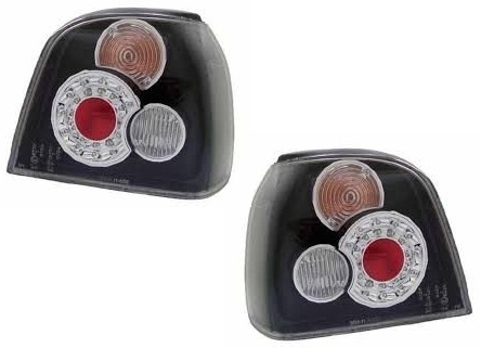 Achterlichten VW Golf III Led zwart Design