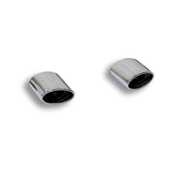 AUDI A3 8V 2.0 TDI (184 Hp) 2013 Oval endpipe kit Right + Left 145 x 95.