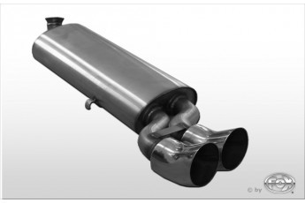 Audi 80/90 Typ 81/85 Einddemper voor Serie - 2x76 Typ 18 FOX