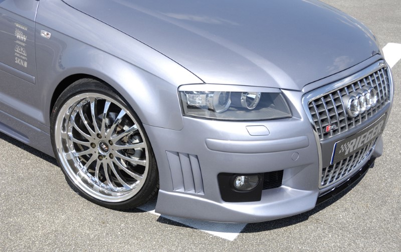 Frontbumper Audi A3 8P nieuw design SRA Rieger