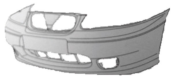 VoorBumper ROVER 400, 95-00 SPUITBAAR