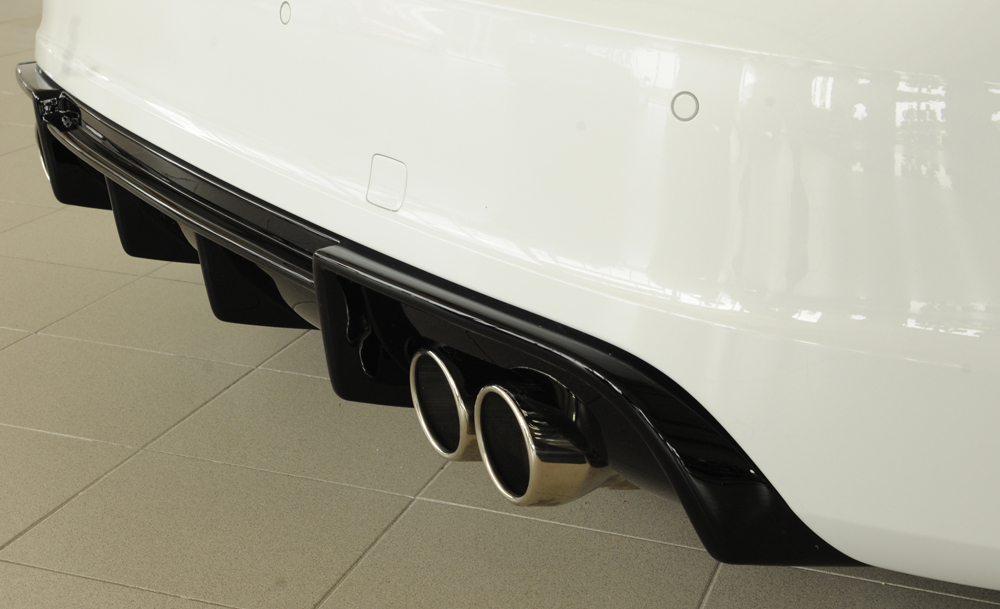 Achterbumper Diffusor Audi A3 8V 12-16 3deurs/Sportback Glossy black Rieger