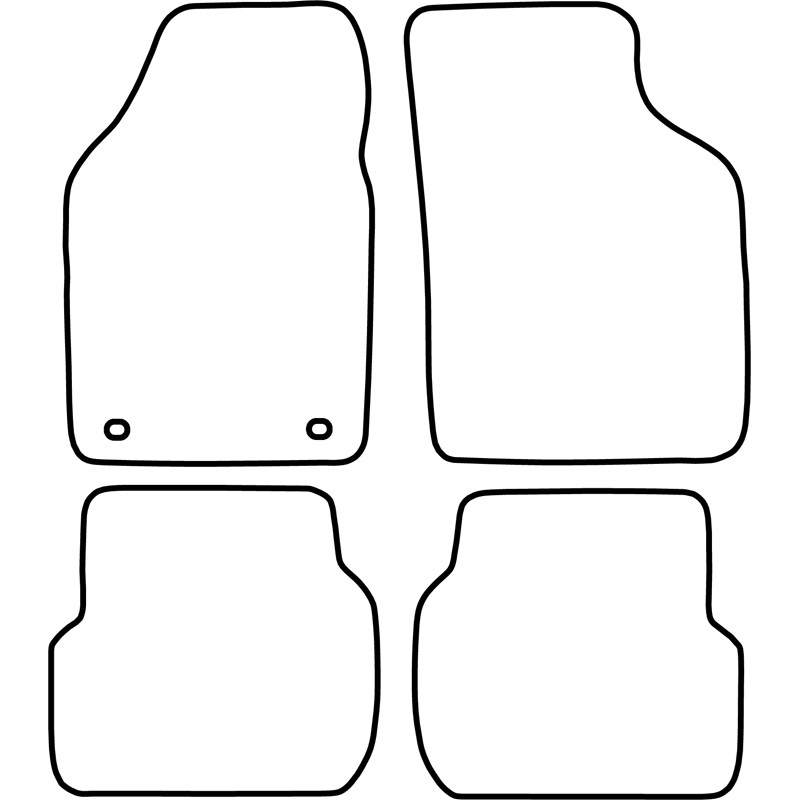 Set velour car mats  Mazda Demio 1998-2003