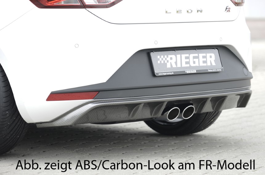 Diffuser Seat Leon F5 Rieger dubbele uitlaat midden
